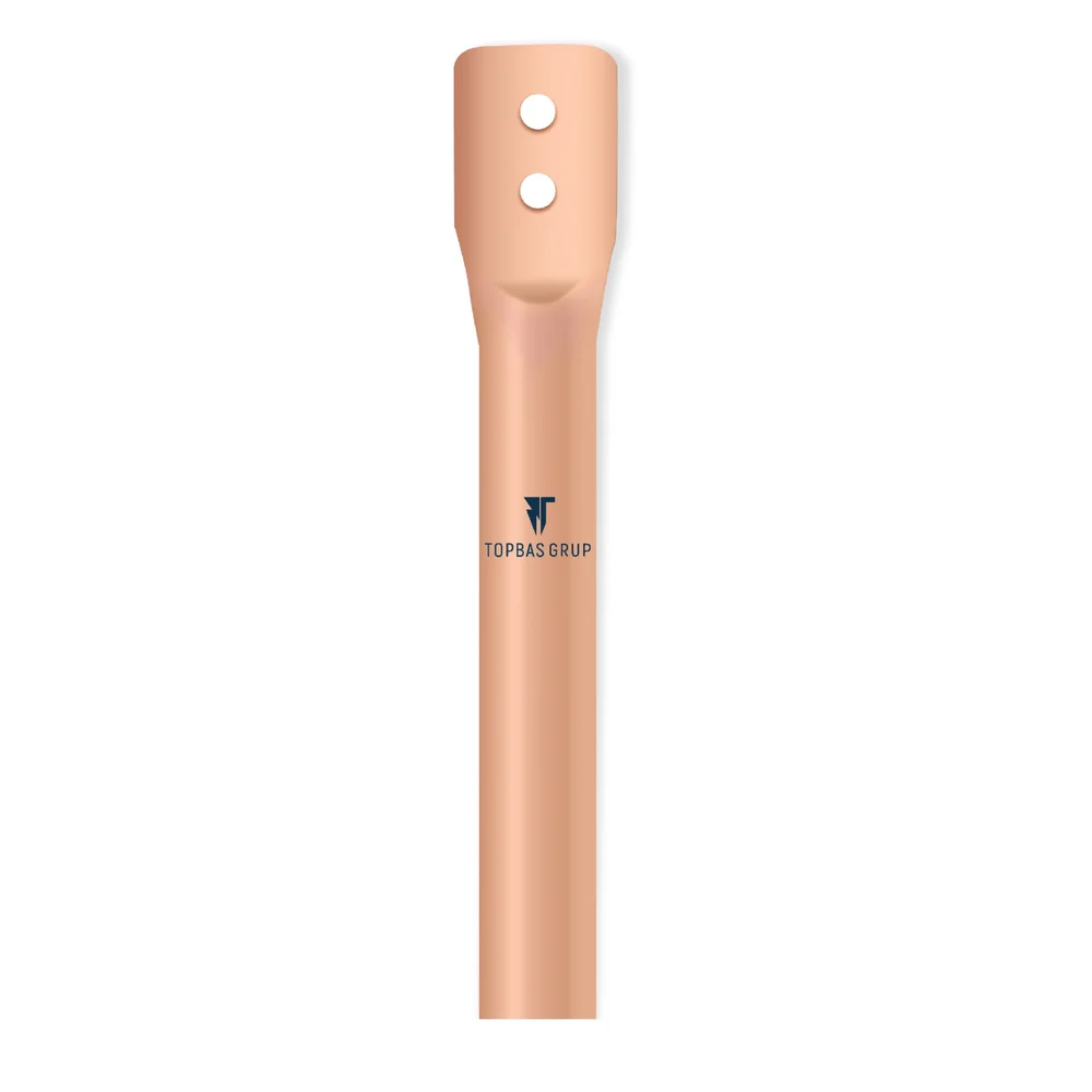 Copper bonded earth rod for earthing and grounding installations