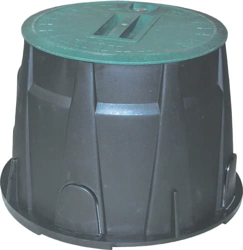 FRP earth pit cover chamber, corrosion resistant earthing pit cover with green lid